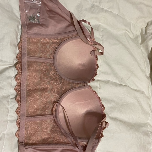 Rose Gold Bedazzled Windsor Bra - Picture 6 of 7